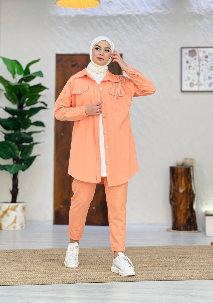 Casual Set 3-pieces / طقم عملي من ٣ قطع