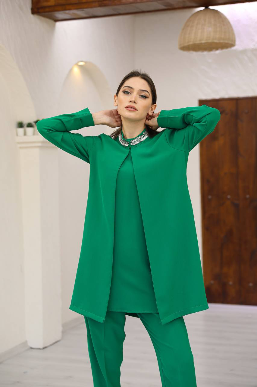 Elegant coord set 3-pieces/ طقم انيق من ٣ قطع