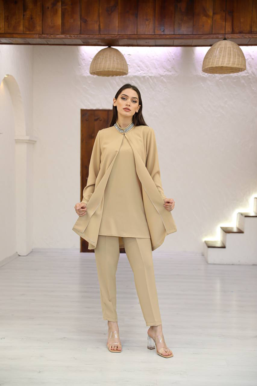 Elegant coord set 3-pieces/ طقم انيق من ٣ قطع