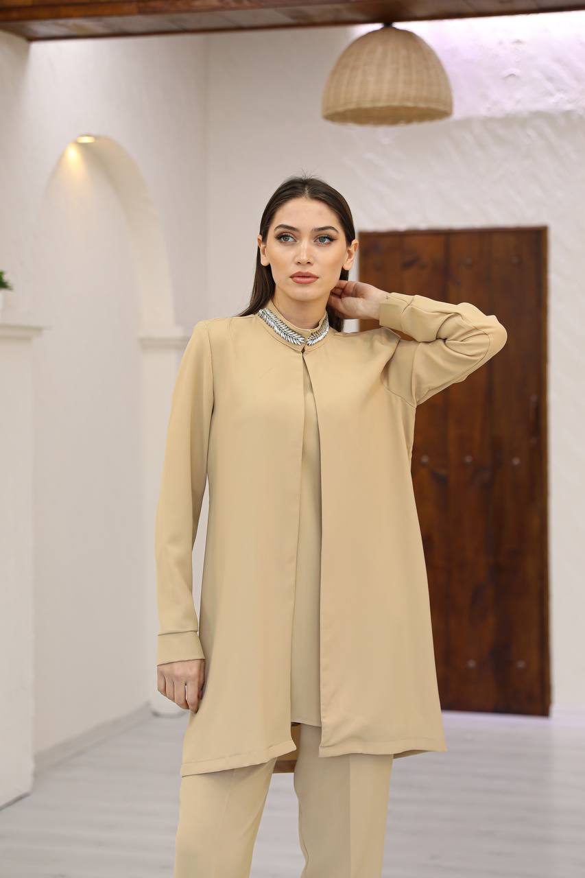 Elegant coord set 3-pieces/ طقم انيق من ٣ قطع