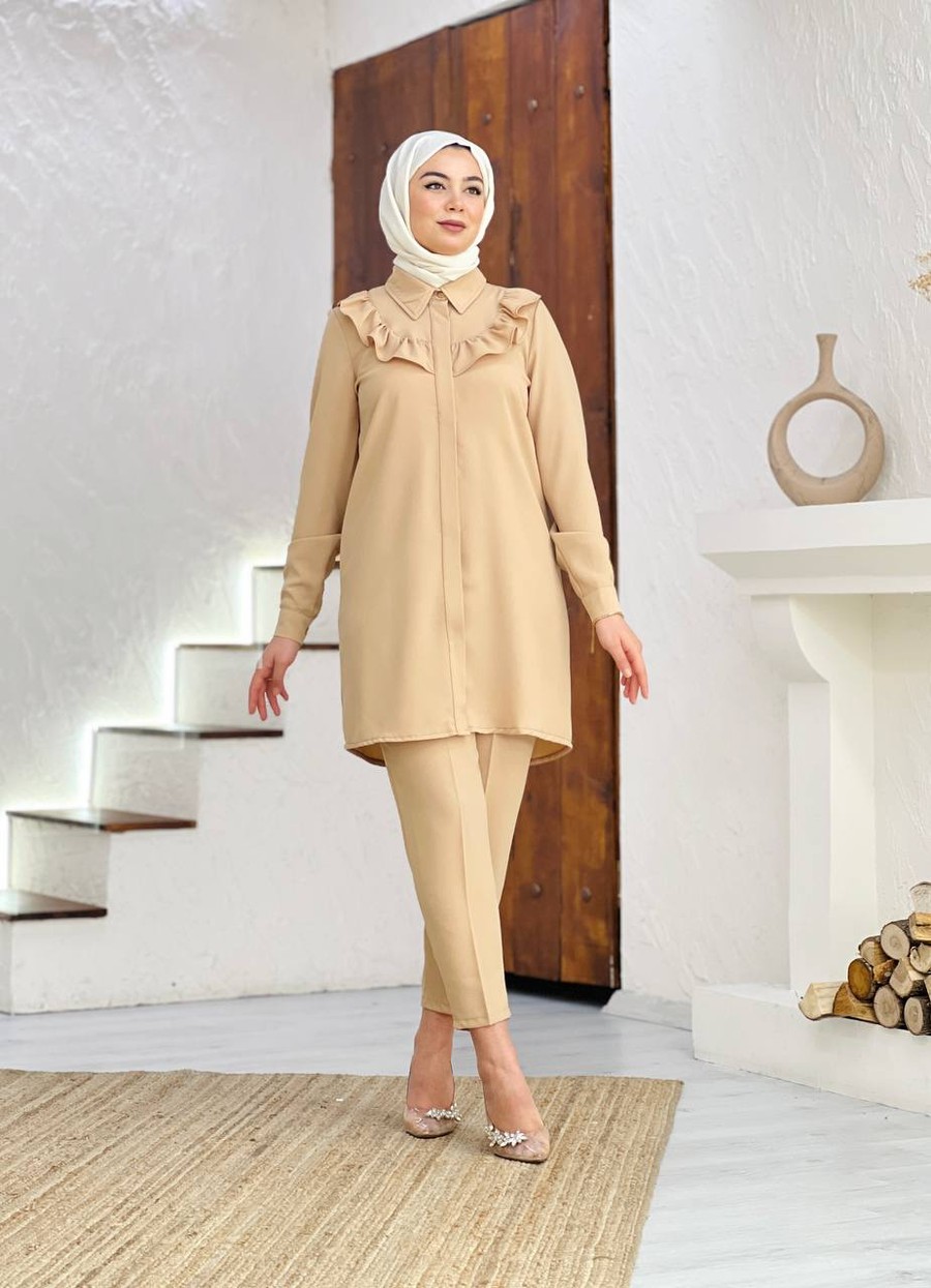 Elegant coord set 2-pieces/ طقم انيق من قطعتين