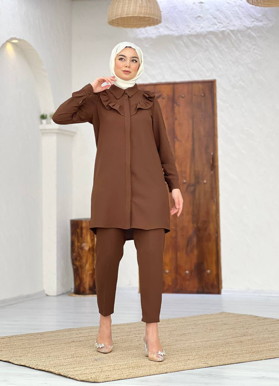 Elegant coord set 2-pieces/ طقم انيق من قطعتين