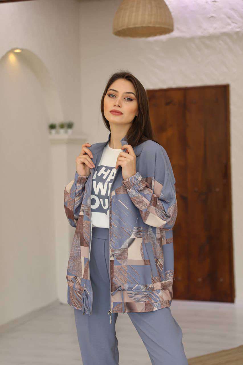 Casual Aerobin set 3-pieces/ طقم ايروبين عملي من ٣ قطع