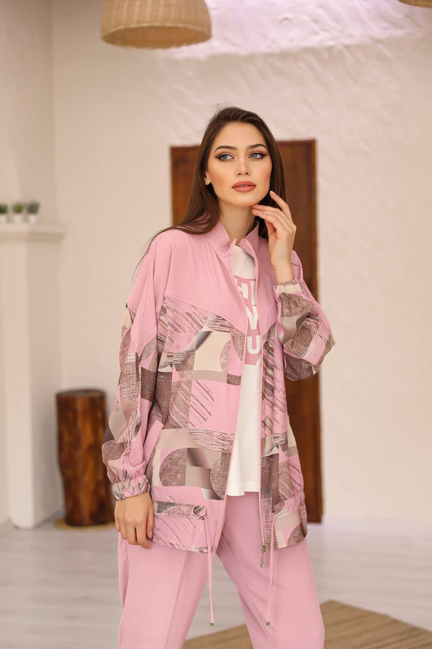 Casual Aerobin set 3-pieces/ طقم ايروبين عملي من ٣ قطع