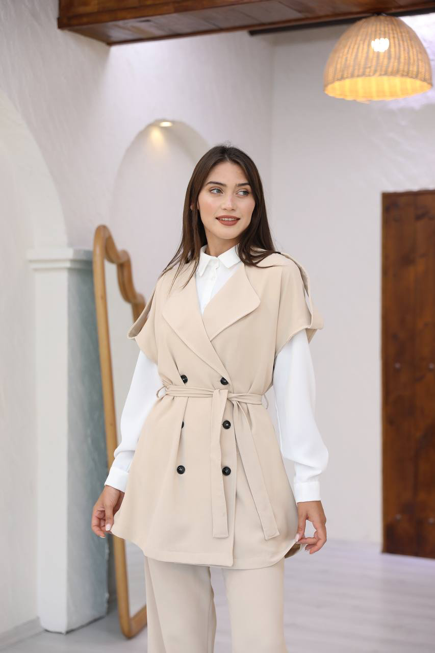 Elegant Crepe Set 3-pieces / طقم كريب من ٣ قطع