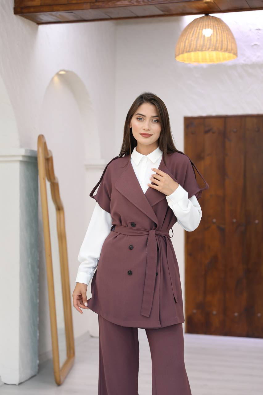 Elegant Crepe Set 3-pieces / طقم كريب من ٣ قطع