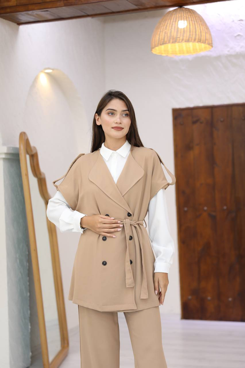 Elegant Crepe Set 3-pieces / طقم كريب من ٣ قطع