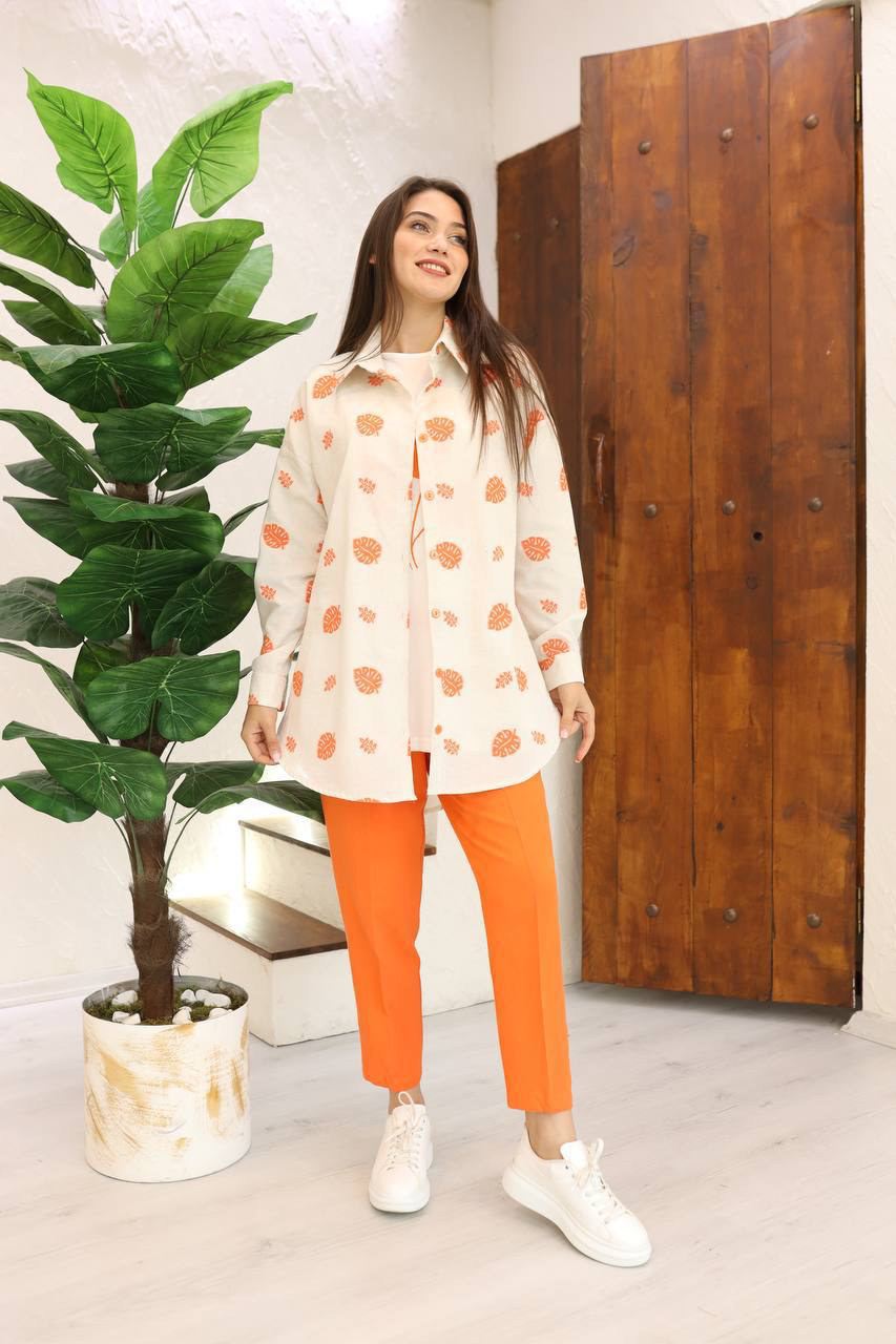 Stylish coord set 3-pieces / طقم من ٣ قطع
