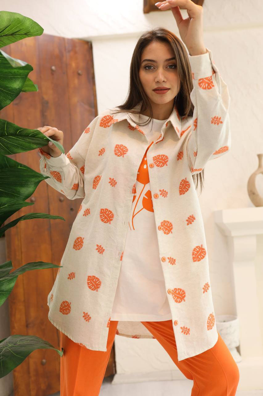 Stylish coord set 3-pieces / طقم من ٣ قطع