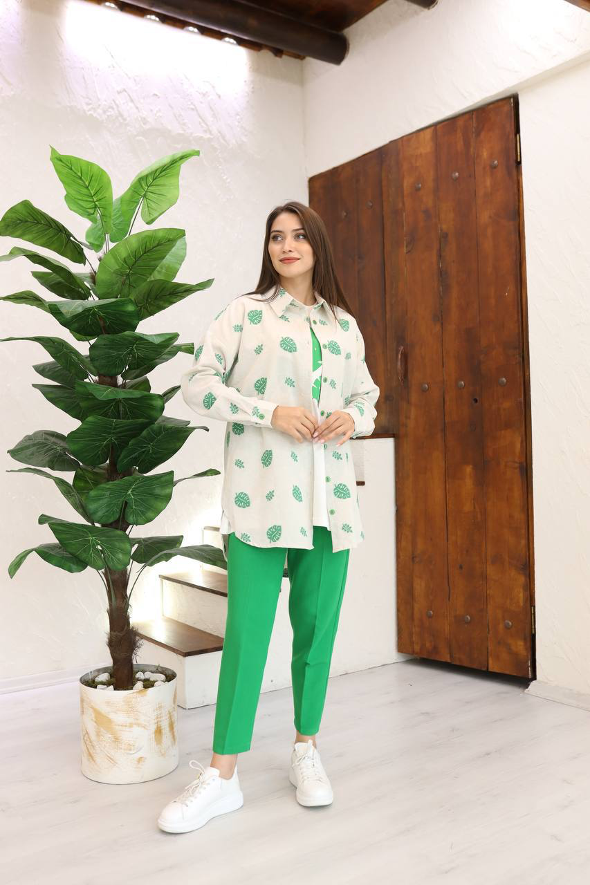 Stylish coord set 3-pieces / طقم من ٣ قطع