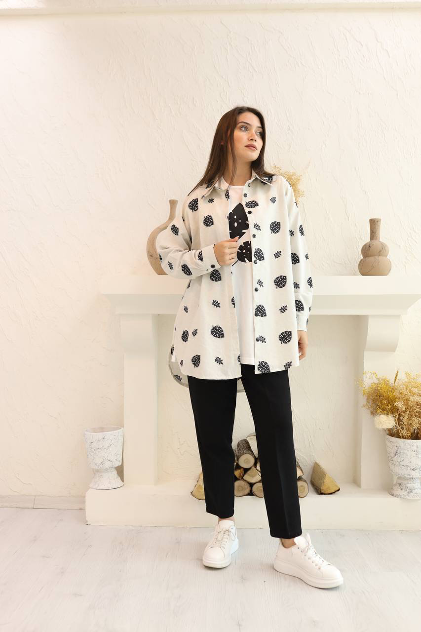 Stylish coord set 3-pieces / طقم من ٣ قطع