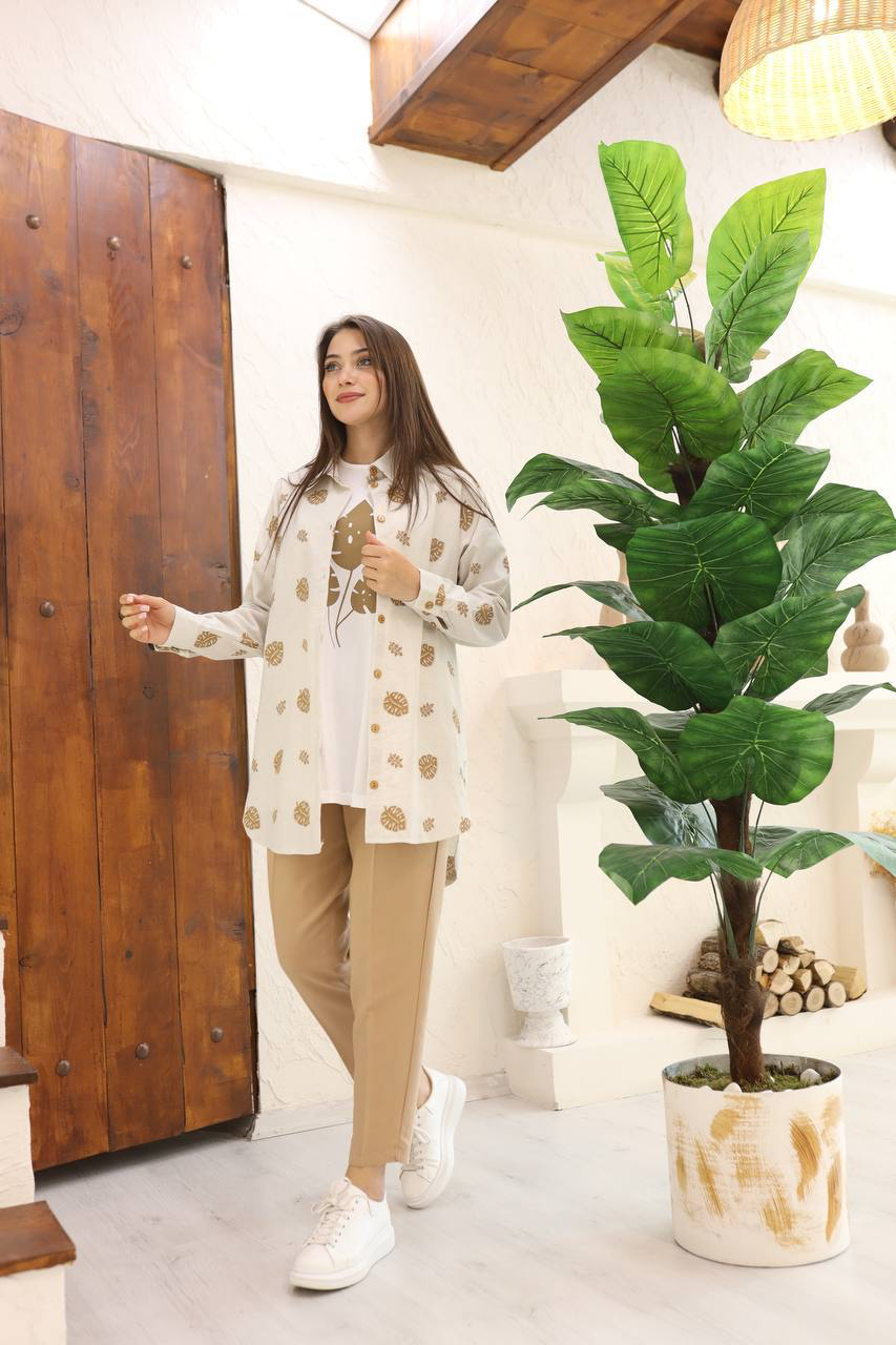 Stylish coord set 3-pieces / طقم من ٣ قطع