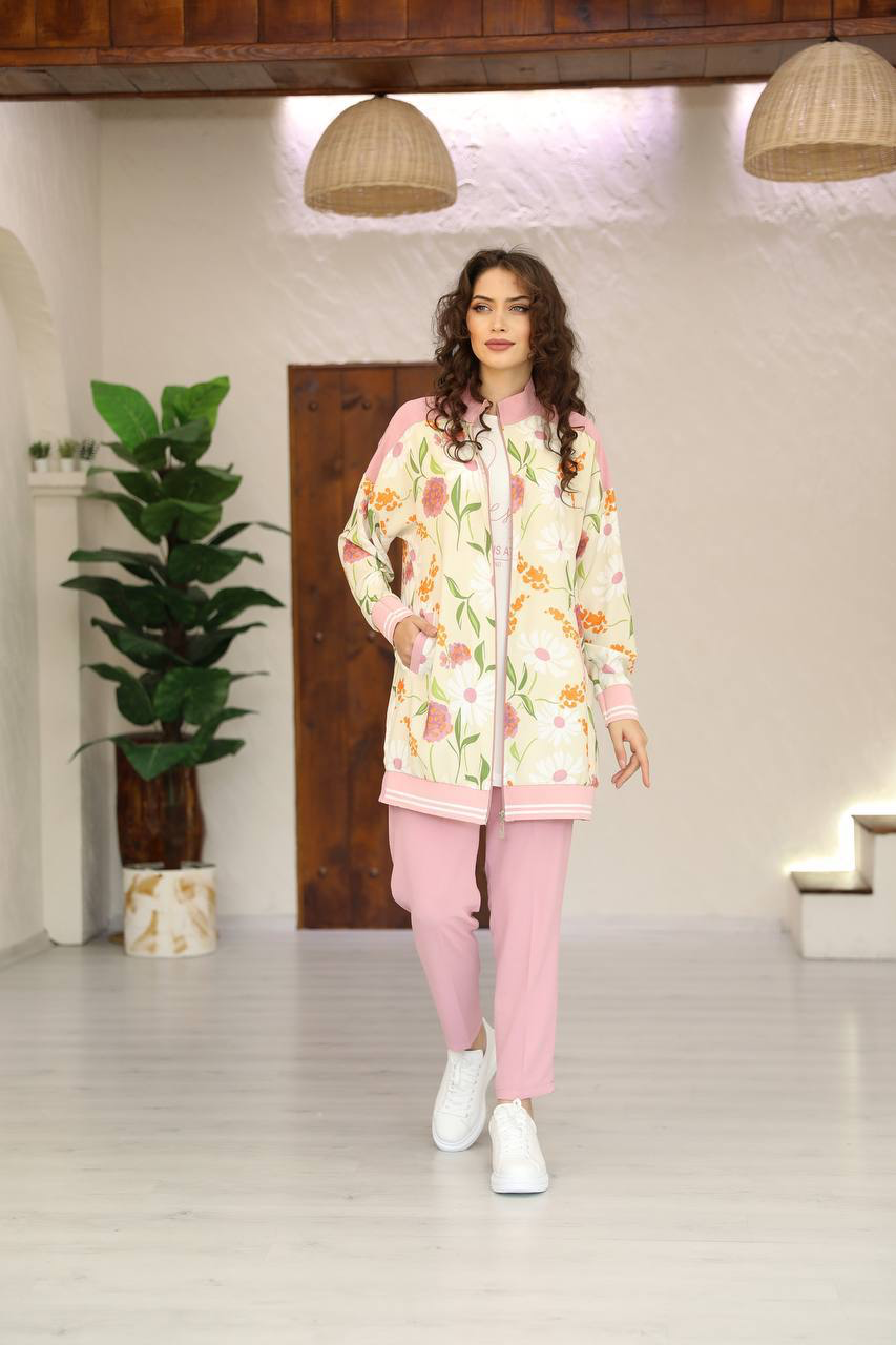 Casual Aerobin 3-Pieces -Outfit in mauve