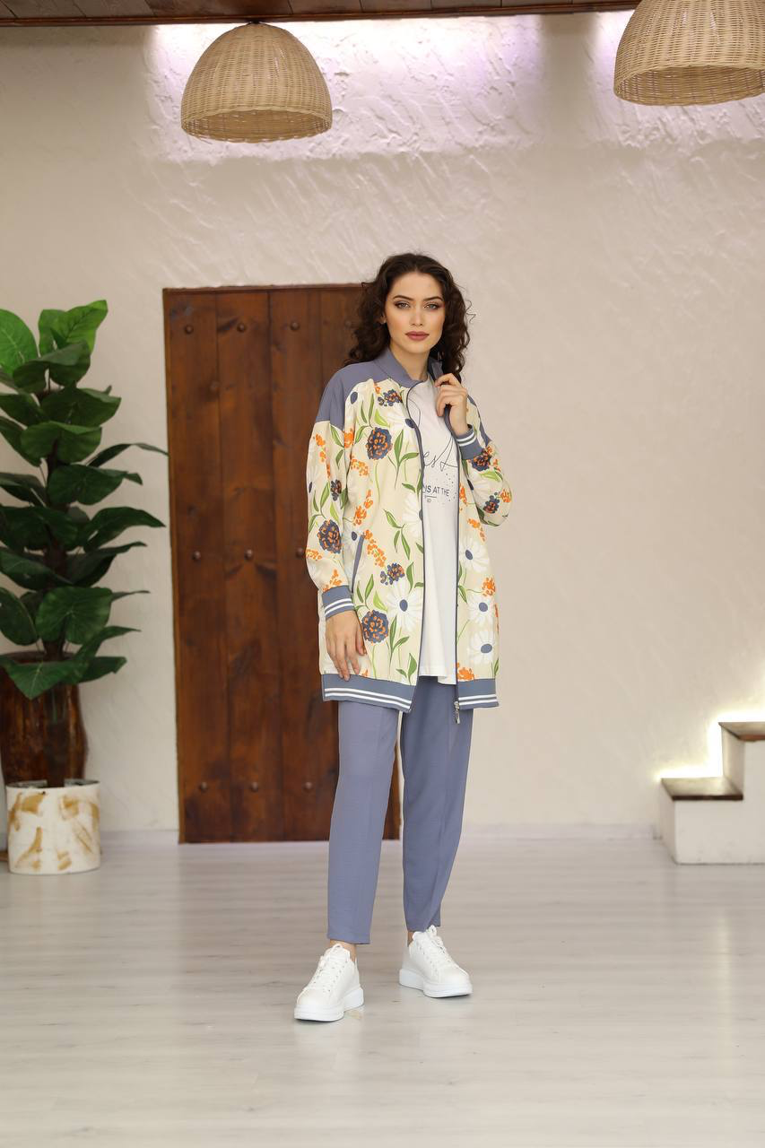 Casual Aerobin 3-Pieces -Outfit in mauve