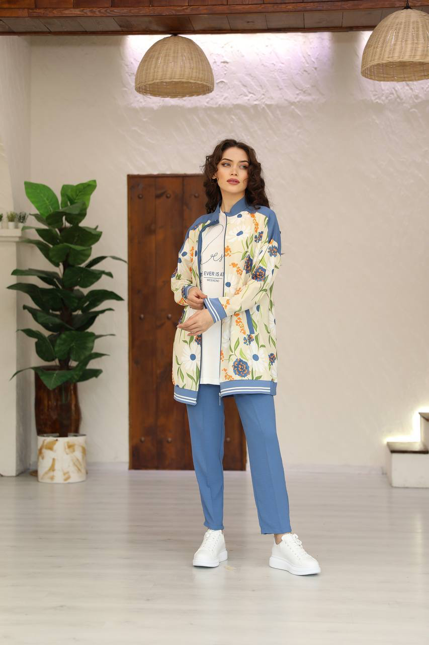 Casual Aerobin 3-Pieces -Outfit in mauve