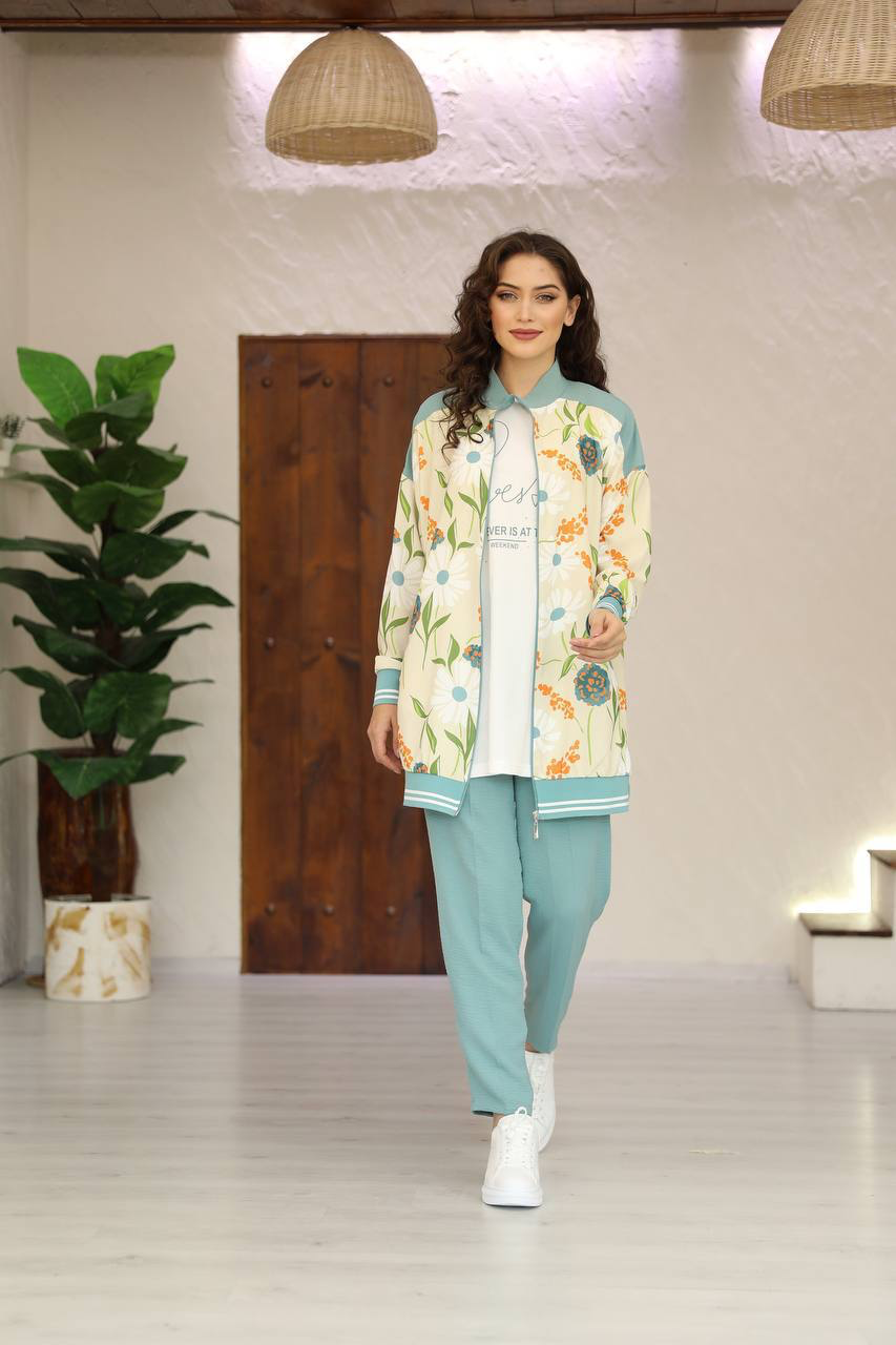 Casual Aerobin 3-Pieces -Outfit in mauve