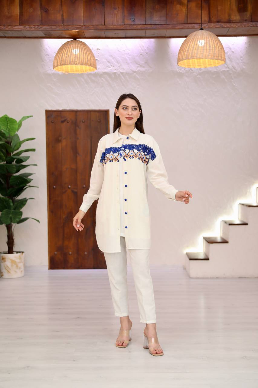 Stylish coord set 3-pieces / طقم من ٣ قطع