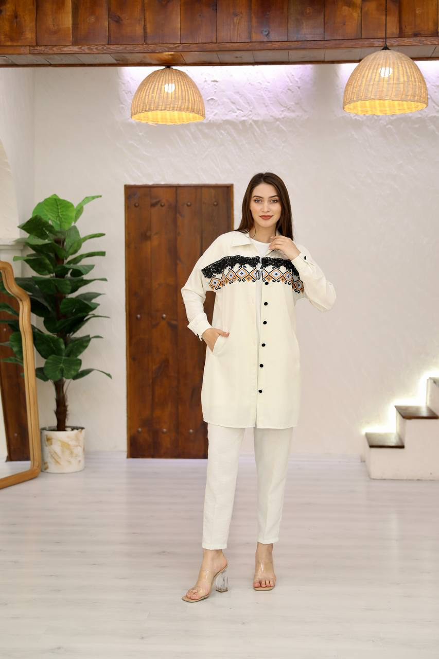 Stylish coord set 3-pieces / طقم من ٣ قطع