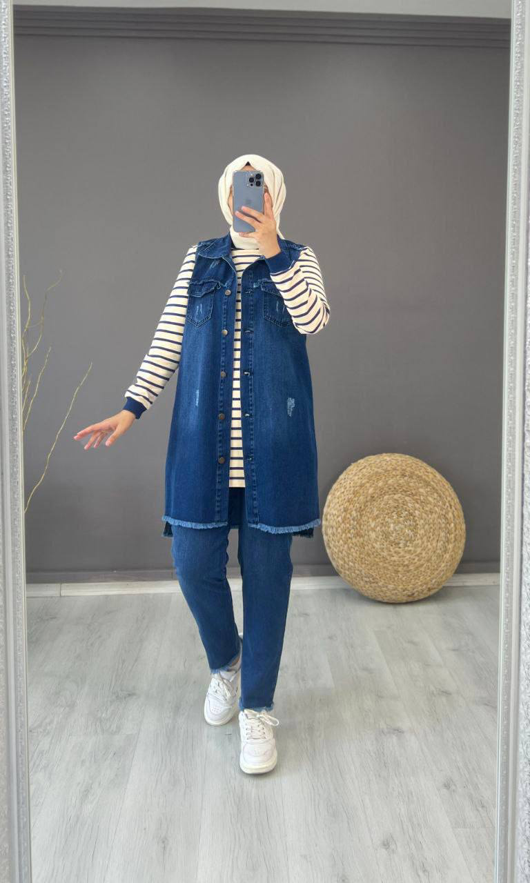 Casual set 3-pieces/ طقم عملي من ٣ قطع