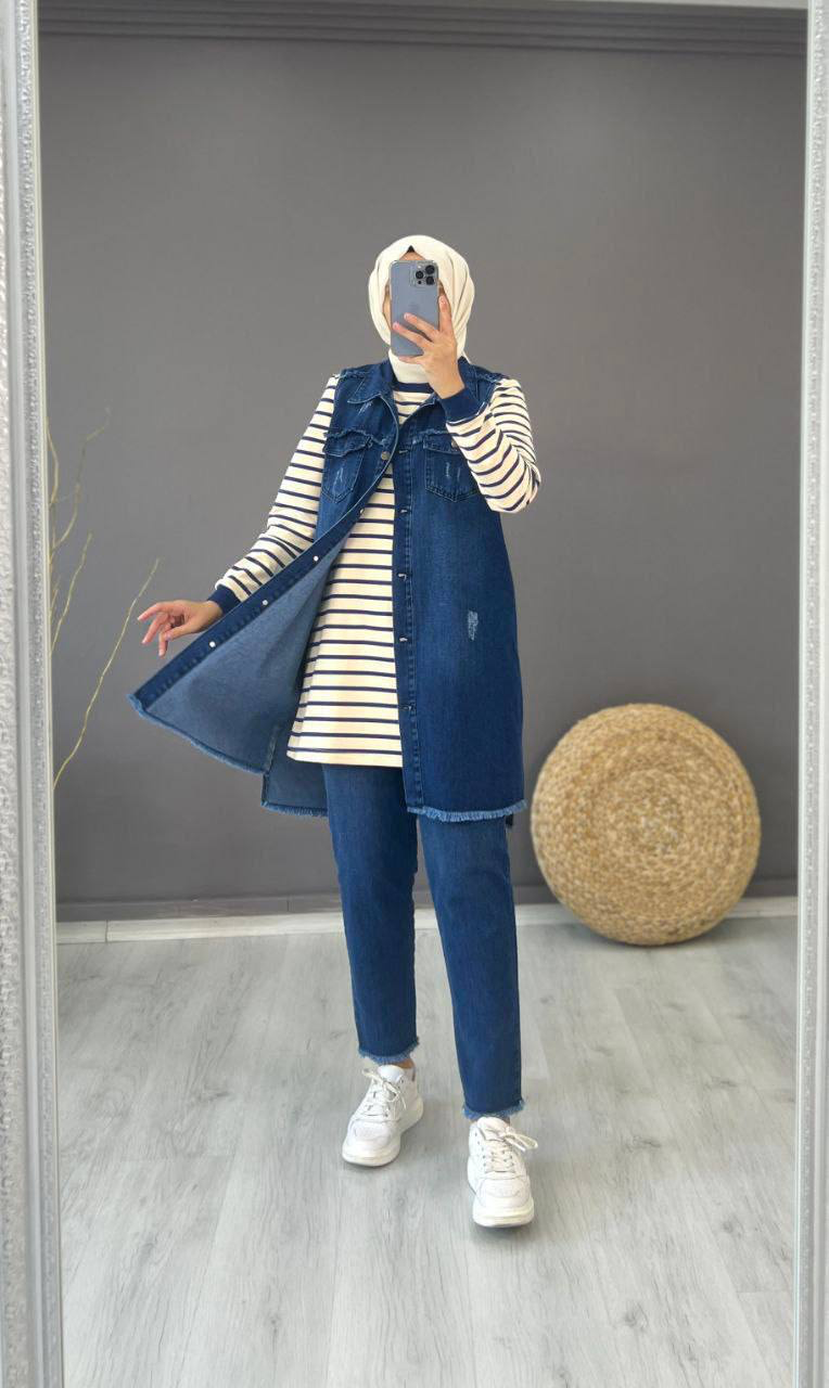 Casual set 3-pieces/ طقم عملي من ٣ قطع