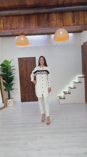 Stylish coord set 3-pieces / طقم من ٣ قطع
