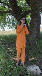Elegant coord set 2-pieces/ طقم انيق من قطعتين